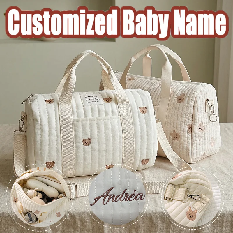 Custom Embroidered Name Mommy Bag Lightweight Large Crossbody Diaper Bag Maternity Hospital Travel Baby Essentials Storage Gift
Custom Embroidered Name Mommy Bag Lightweight Large Crossbody Diaper Bag Maternity Hospital Travel Baby Essentials Storage Gift