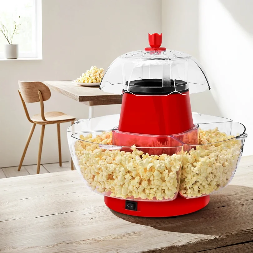 Suslas 120V Automatic Oil Free Home Popcorn Maker Small Kitchen Quick Healthy Snacks Easy Operation
Suslas 120V Automatic Oil Free Home Popcorn Maker Small Kitchen Quick Healthy Snacks Easy Operation