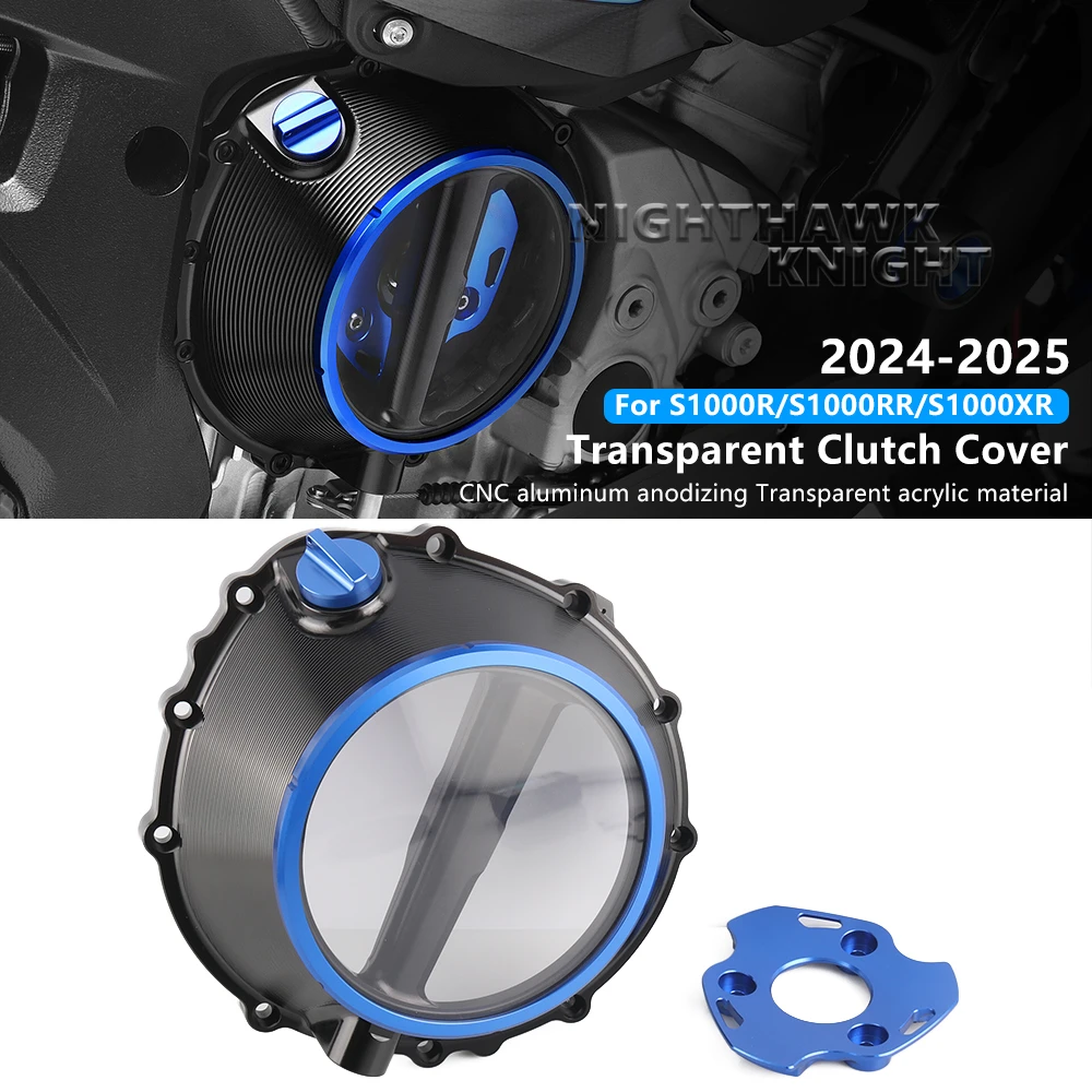 For BMW S1000RR S1000R S1000XR S 1000 RR 2024 2025 Motorcycle Accessories Transparent Clutch Cover CNC Aluminum Engine Cover
For BMW S1000RR S1000R S1000XR S 1000 RR 2024 2025 Motorcycle Accessories Transparent Clutch Cover CNC Aluminum Engine Cover