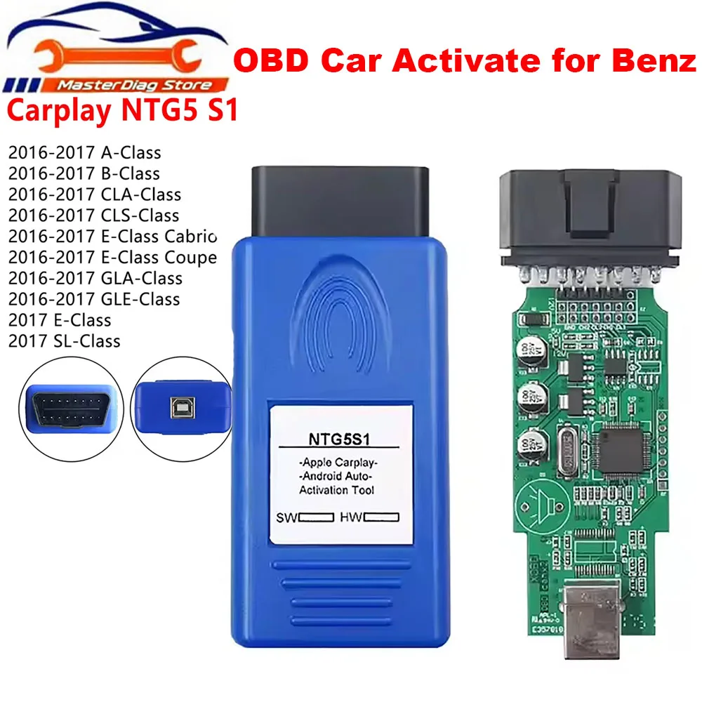 Диагностический инструмент для Mercedes Benz NTG5S1 CarPlay серий A/B/CLA/GLA/GLE/CLS (iOS/Android), активатор OBD, инструмент для активации.
Диагностический инструмент для Mercedes Benz NTG5S1 CarPlay серий A/B/CLA/GLA/GLE/CLS (iOS/Android), активатор OBD, инструмент для активации.