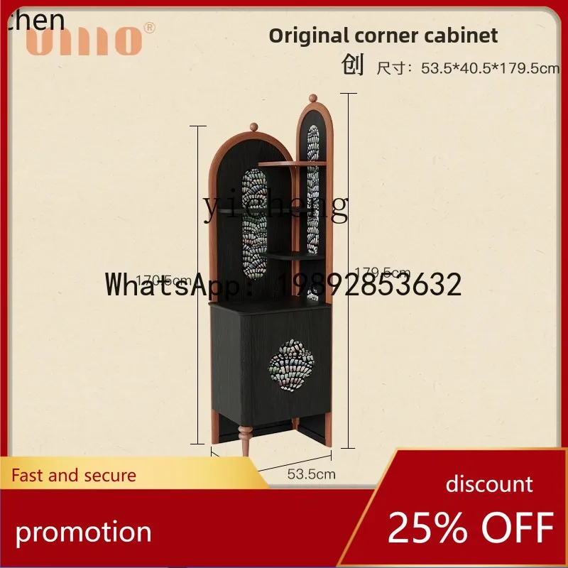 HT retro solid wood corner cabinet small apartment living room corner cabinet antique bookshelf
HT retro solid wood corner cabinet small apartment living room corner cabinet antique bookshelf