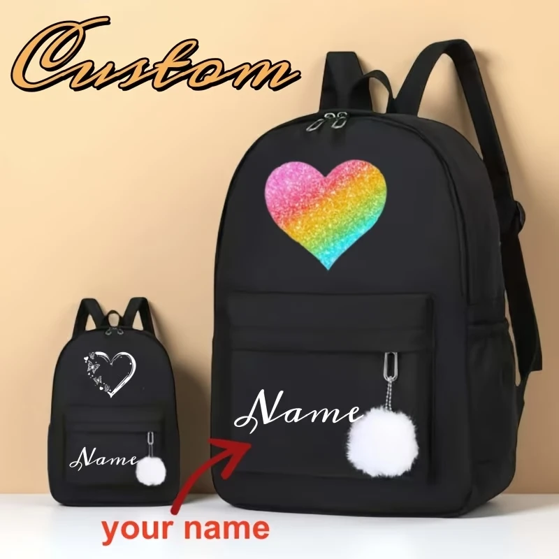 This back-to-school backpack features a personalized name print, is a versatile and spacious design, and is suitable for both bo
This back-to-school backpack features a personalized name print, is a versatile and spacious design, and is suitable for both bo