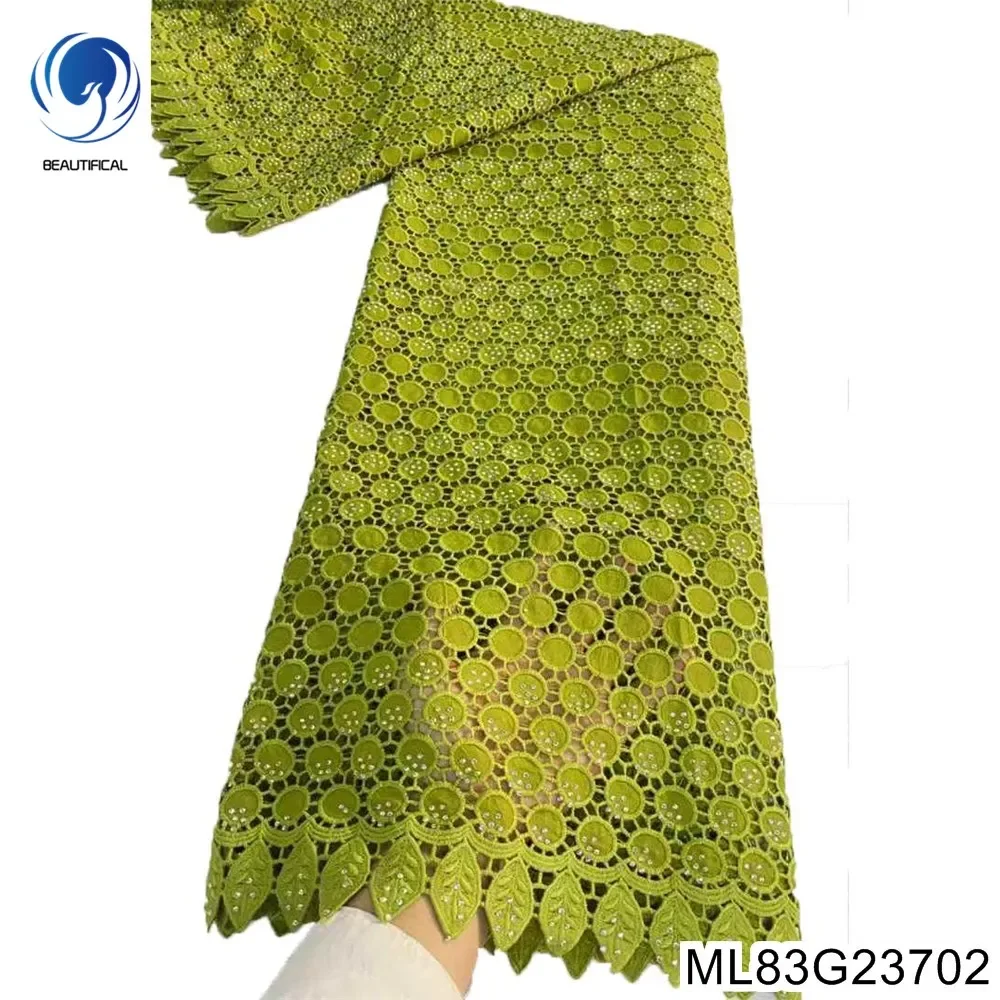 2025 Latest French Elegant Green Embroidered Lace Evening Gown Nigerian Style Water Soluble Lace ML83G237
2025 Latest French Elegant Green Embroidered Lace Evening Gown Nigerian Style Water Soluble Lace ML83G237