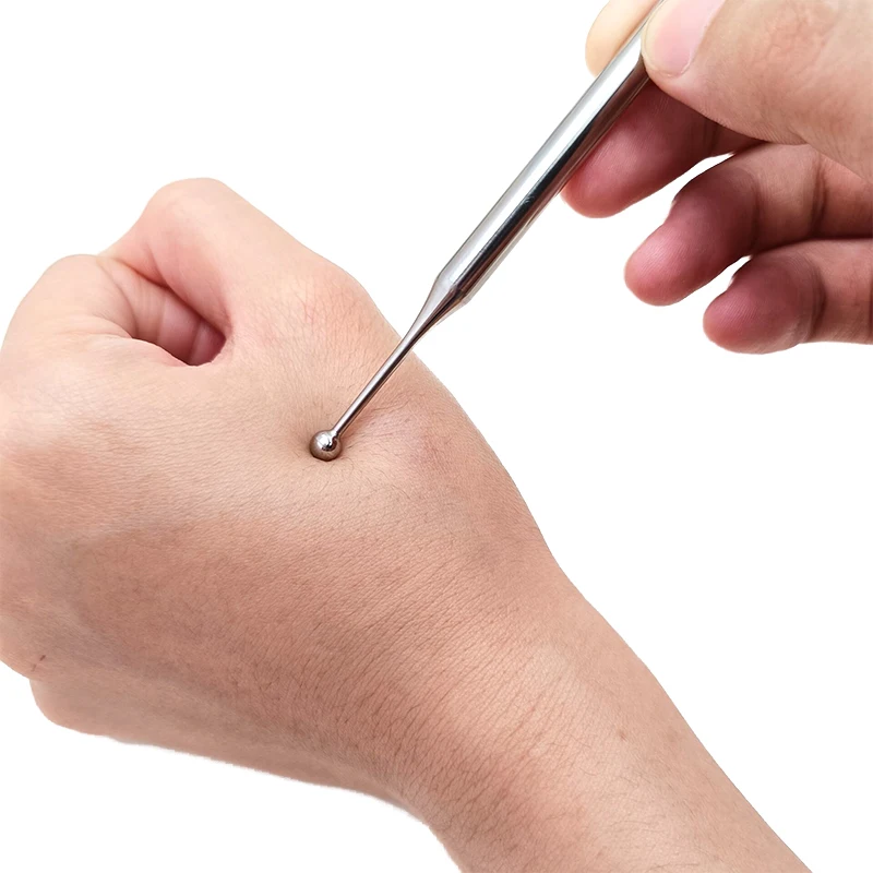 1PC Stainless Steel Manual Acupuncture Pen Trigger Point Massager Deep Tissue Massage Tool For Body Meridian Pain Relief Health
1PC Stainless Steel Manual Acupuncture Pen Trigger Point Massager Deep Tissue Massage Tool For Body Meridian Pain Relief Health