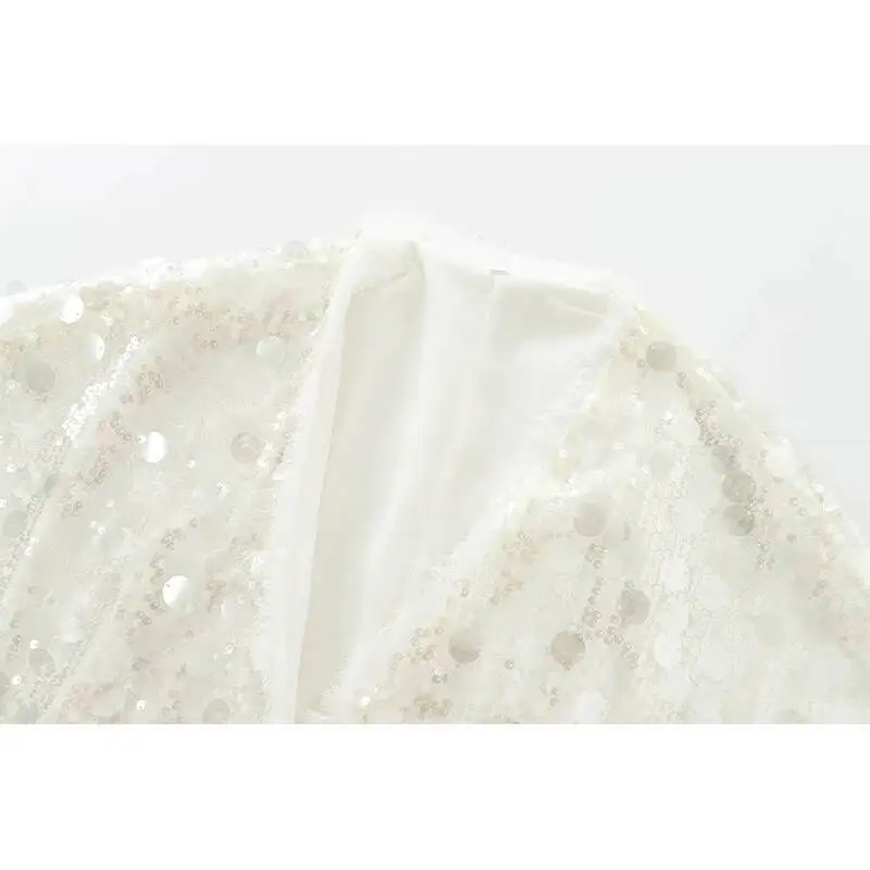 YENKYE новая осенняя женская куртка-кимоно с блестками, пальто с длинным рукавом и v-образным вырезом, женская повседневная свободная верхняя одежда, шикарная женская одежда с запахом
YENKYE новая осенняя женская куртка-кимоно с блестками, пальто с длинным рукавом и v-образным вырезом, женская повседневная свободная верхняя одежда, шикарная женская одежда с запахом