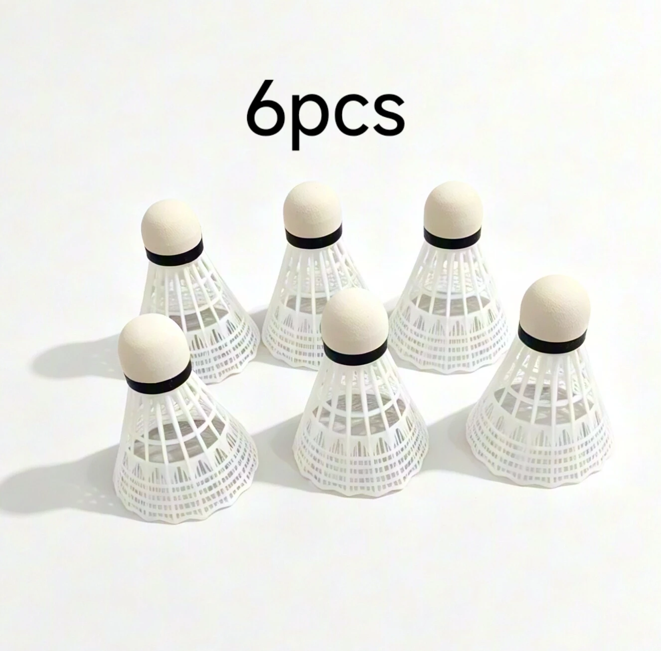 6 Pcs Plastic Windproof Nylon Badminton Balls Durable Shuttlecocks Cheap Factory Direct Sale for Student Indoor Outdoor Training
6 Pcs Plastic Windproof Nylon Badminton Balls Durable Shuttlecocks Cheap Factory Direct Sale for Student Indoor Outdoor Training