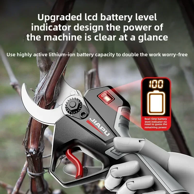 110V/220V Professional Electric Scissors for Garden and Fruit Trees, Rechargeable and Powerful Cutting Tool C
110V/220V Professional Electric Scissors for Garden and Fruit Trees, Rechargeable and Powerful Cutting Tool C