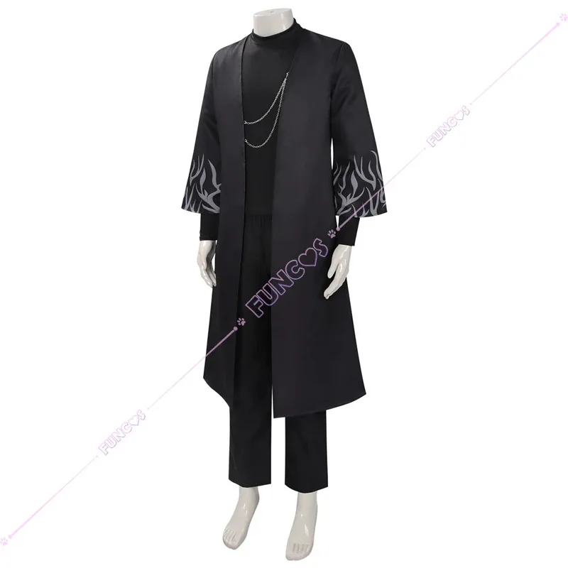 DY20Anime Demon Hunters Saja Boys Cosplay Costume Black Coat Pants Hat Choker Earrings Full Set Outfit For Men Women Party Hallo
DY20Anime Demon Hunters Saja Boys Cosplay Costume Black Coat Pants Hat Choker Earrings Full Set Outfit For Men Women Party Hallo