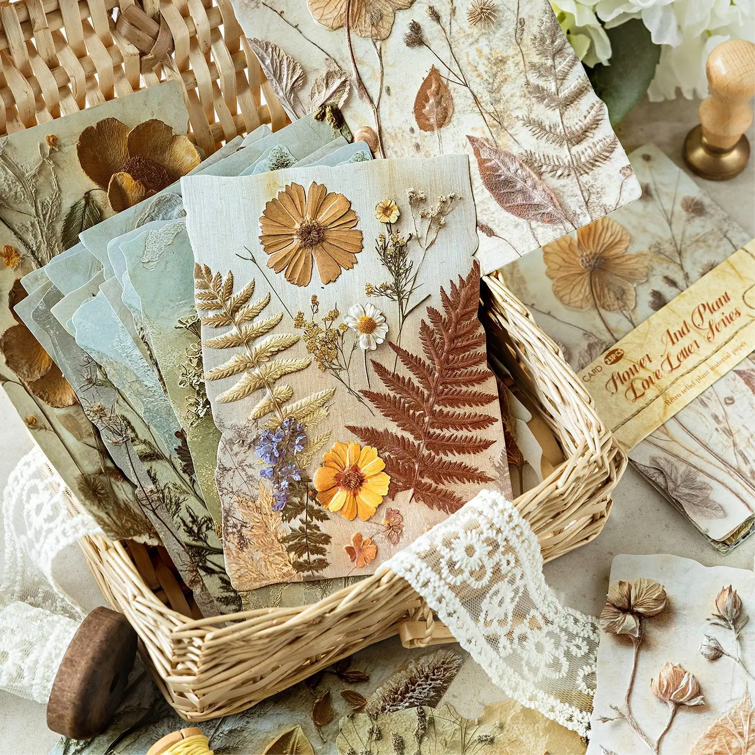 Mr.Paper 23Pcs/Bag Retro Embossed Plant Material Paper Flower & Plant Love Letter Series for Journal Scrapbook & DIY Background
Mr.Paper 23Pcs/Bag Retro Embossed Plant Material Paper Flower & Plant Love Letter Series for Journal Scrapbook & DIY Background
