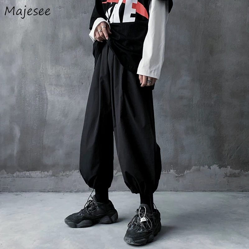 Pants Men Casual Baggy Harem Trousers Pantalones Korean Stylish Hip Hop Streetwear Teens Cool Japanese Harajuku All-match Solid
Pants Men Casual Baggy Harem Trousers Pantalones Korean Stylish Hip Hop Streetwear Teens Cool Japanese Harajuku All-match Solid