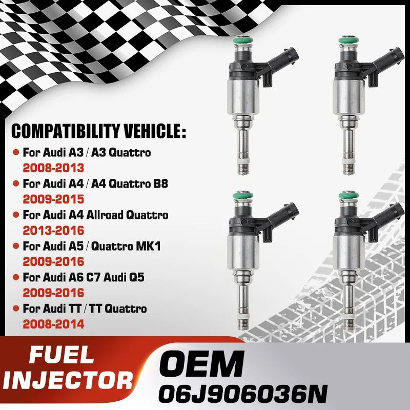 Car Engine Fuel Injector Nozzle For Audi A3 / A3 Audi A4 Audi A5 Audi A6 C7 Audi Q5 Audi TT / TT Quattro 06J906036N 06H906036G
Car Engine Fuel Injector Nozzle For Audi A3 / A3 Audi A4 Audi A5 Audi A6 C7 Audi Q5 Audi TT / TT Quattro 06J906036N 06H906036G