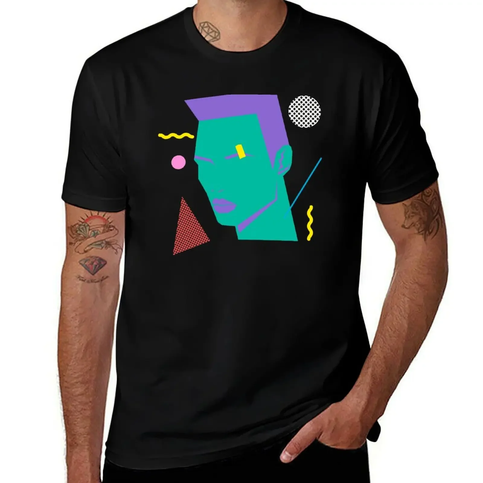 GRACE JNS 80S STYLE PURPLE GEOMETRIC T-Shirt luxury designer Short sleeve tee tops mens t shirts casual stylish
GRACE JNS 80S STYLE PURPLE GEOMETRIC T-Shirt luxury designer Short sleeve tee tops mens t shirts casual stylish