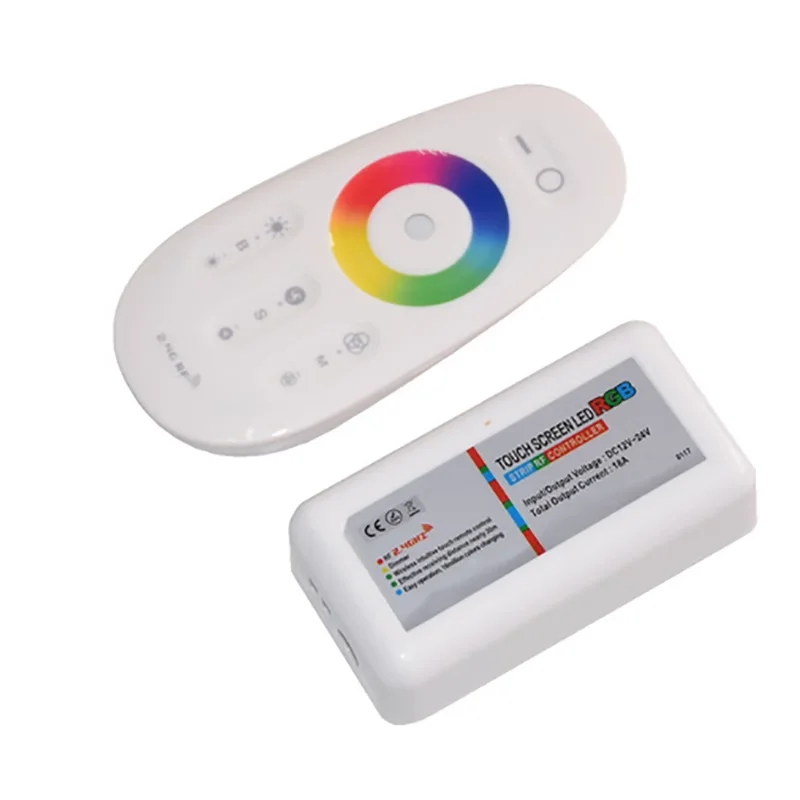 DC 12V 24V 2.4G RGB RGBW LED strip controller touch remote control RF wireless LED driver touch screen led controller
DC 12V 24V 2.4G RGB RGBW LED strip controller touch remote control RF wireless LED driver touch screen led controller