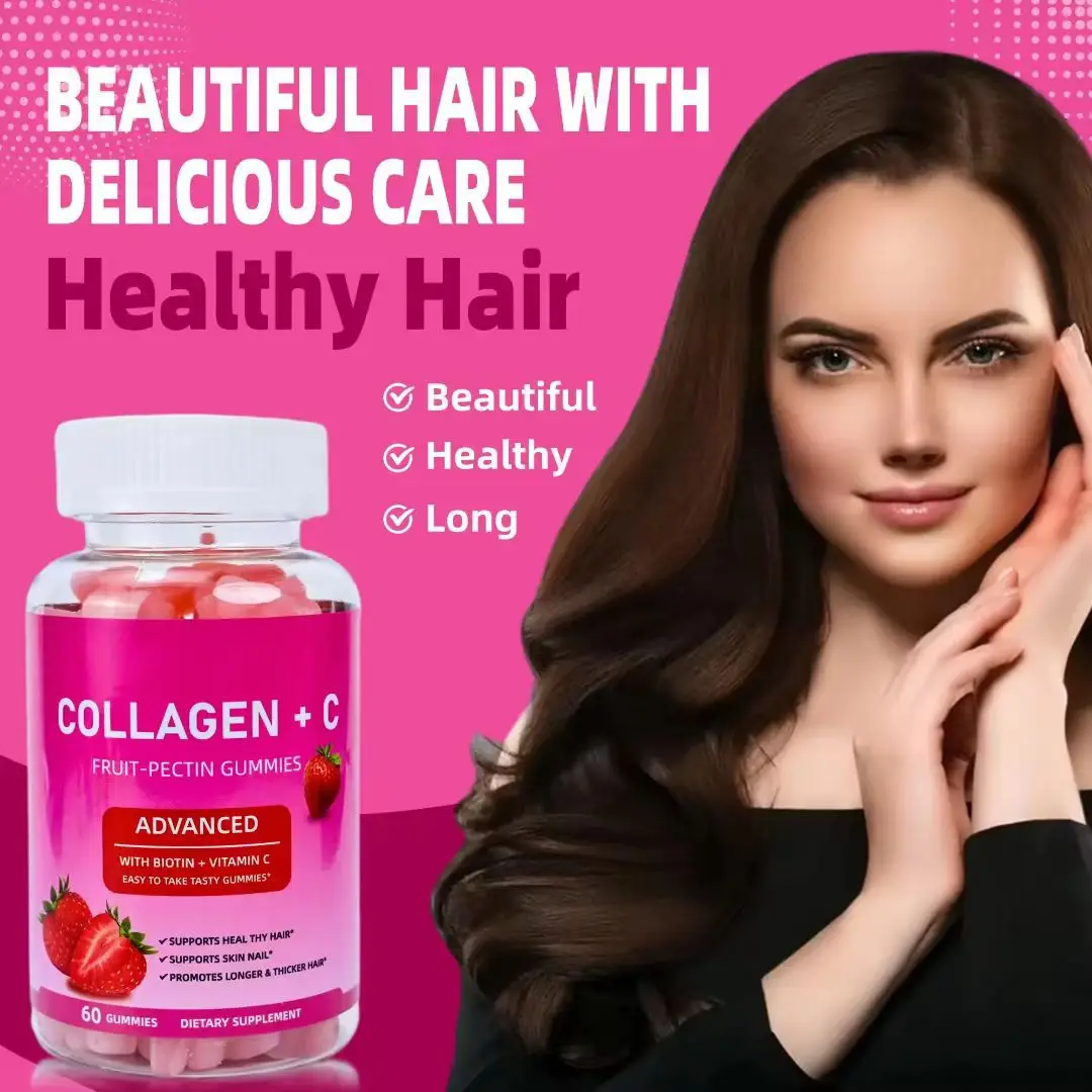 1 bottle of collagen vitamin C gummies promote collagen synthesis maintain skin health brighten skin tone
1 bottle of collagen vitamin C gummies promote collagen synthesis maintain skin health brighten skin tone