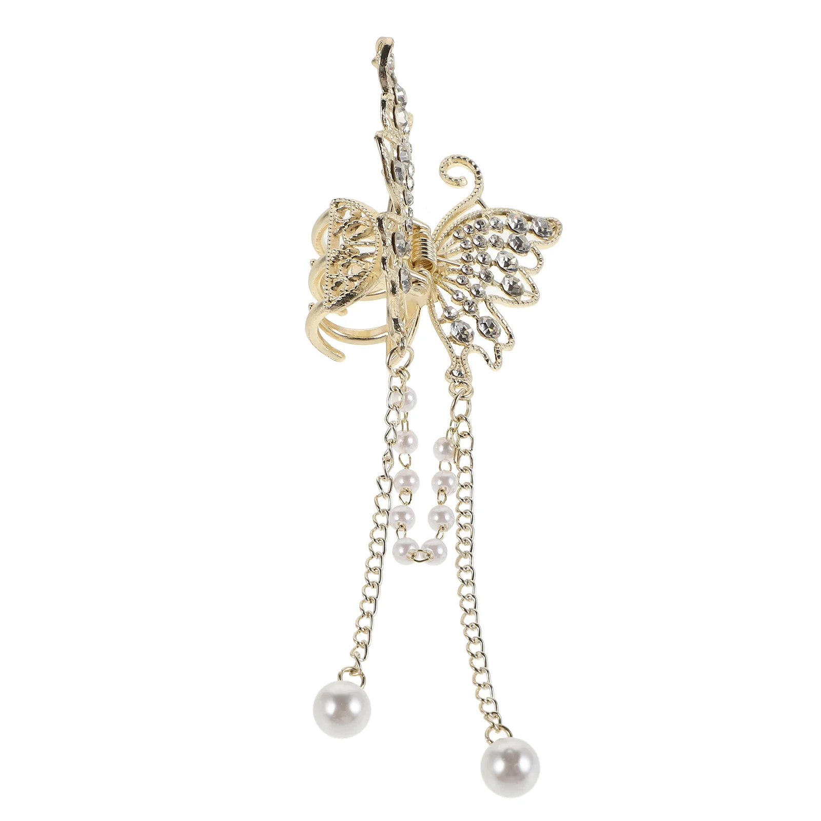 Rhinestone Butterfly Tassel Hair Claw Metal Decorative Clip for Bridal Wedding Party Hair Accessories Butterfly Hairpin 
Rhinestone Butterfly Tassel Hair Claw Metal Decorative Clip for Bridal Wedding Party Hair Accessories Butterfly Hairpin