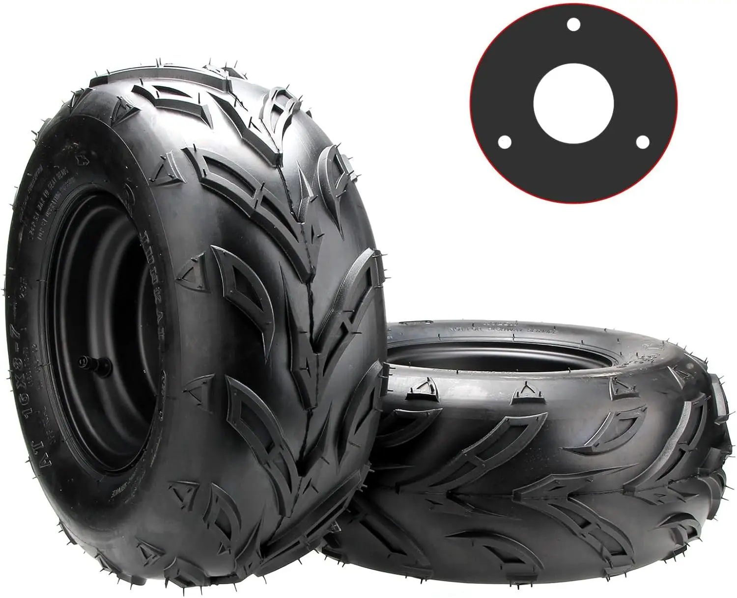 16x8-7 ATV Wheels Set of 2, 3 Lug Tubeless Tires for Quad Go Kart UTV Off Road
16x8-7 ATV Wheels Set of 2, 3 Lug Tubeless Tires for Quad Go Kart UTV Off Road