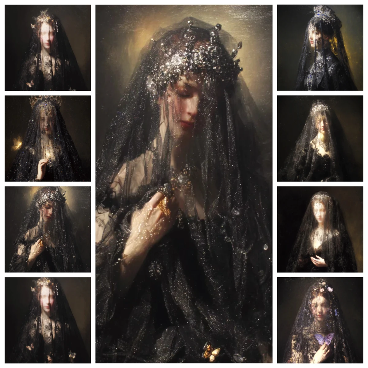 1000PCS Gothic Lady with Sparkling Veil Jigsaw Puzzle, Dark Educational Games Colorful Puzzles Gifts Home Decor
1000PCS Gothic Lady with Sparkling Veil Jigsaw Puzzle, Dark Educational Games Colorful Puzzles Gifts Home Decor