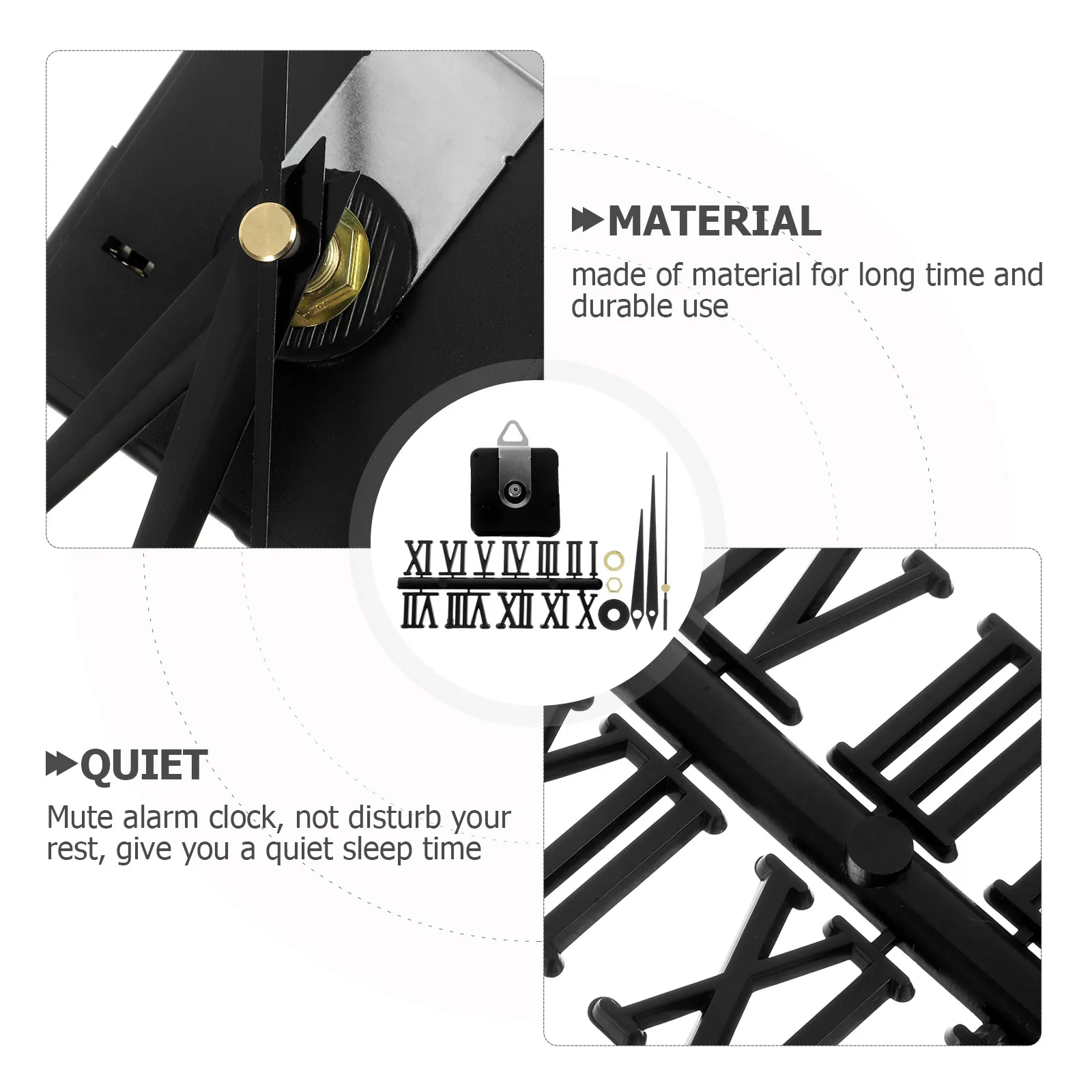 1 Set Diy Wall Clock Movement Kit Repair Replacement Parts Lightweight Plastic Precision Mechanism For Frameless Hanging Craft
1 Set Diy Wall Clock Movement Kit Repair Replacement Parts Lightweight Plastic Precision Mechanism For Frameless Hanging Craft