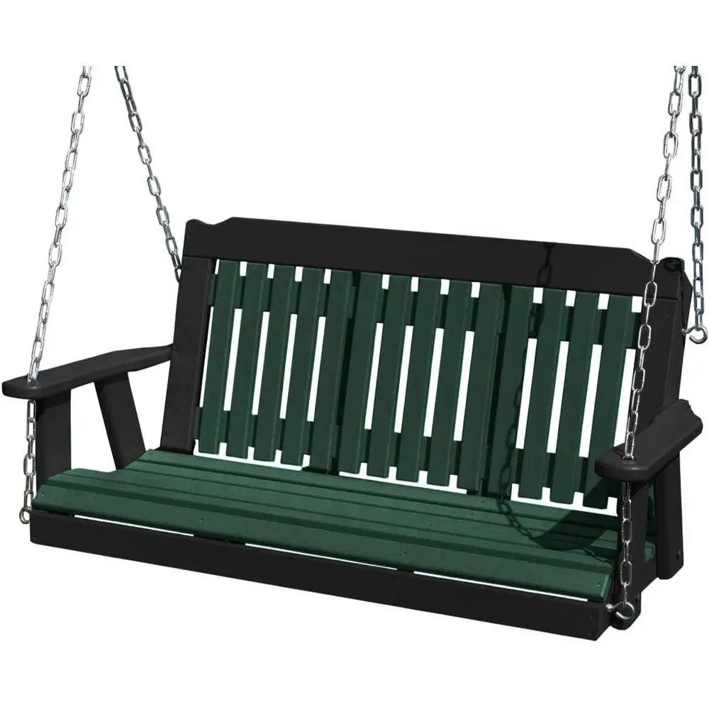 Amish-Crafted 5T Logan Swing in HDPE Material, USA-Made, 1000 lbs Capacity, Stainless Steel Hardware for Outdoor Spaces
Amish-Crafted 5T Logan Swing in HDPE Material, USA-Made, 1000 lbs Capacity, Stainless Steel Hardware for Outdoor Spaces