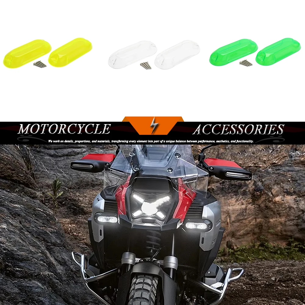 Motorcycle Front Auxiliary Light LED Indicator Protector Guard Cover For BMW R1300GS Adventure R 1300 GS GS1300 ADV 2024 2025
Motorcycle Front Auxiliary Light LED Indicator Protector Guard Cover For BMW R1300GS Adventure R 1300 GS GS1300 ADV 2024 2025
