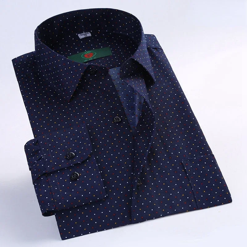 Men's Floral Print Long Sleeve Shirt Loose Plus Size Business Casual Camicia Formal Wear Male Korean Clothes Men's Social Shirts
Men's Floral Print Long Sleeve Shirt Loose Plus Size Business Casual Camicia Formal Wear Male Korean Clothes Men's Social Shirts