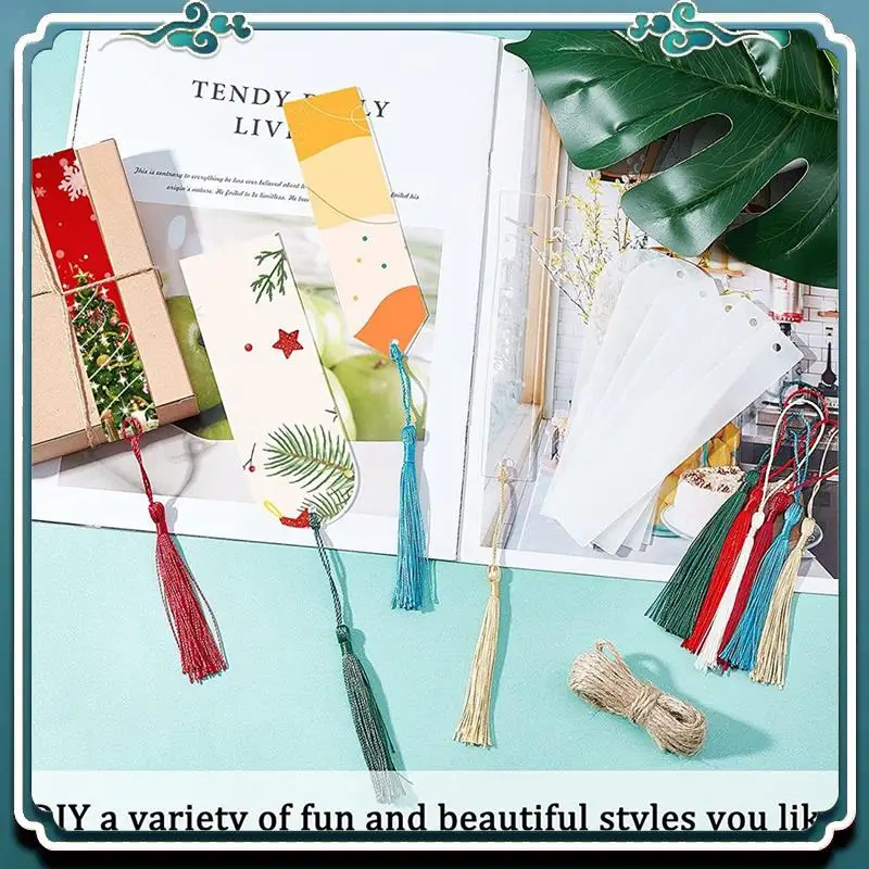 Простая в использовании 30 шт. пустая акриловая закладка, пустая закладка с красочной подвеской-закладкой для подарков «сделай сам», бирки
Простая в использовании 30 шт. пустая акриловая закладка, пустая закладка с красочной подвеской-закладкой для подарков «сделай сам», бирки