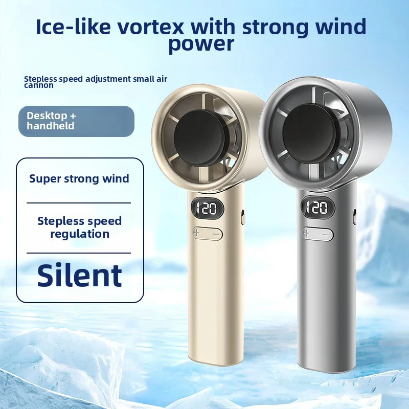 Portable Handheld Mini Fan 120-Speed High-Speed Turbine Infinitely Variable Speed USB Charging Available for Office and Outdoor Use
Portable Handheld Mini Fan 120-Speed High-Speed Turbine Infinitely Variable Speed USB Charging Available for Office and Outdoor Use