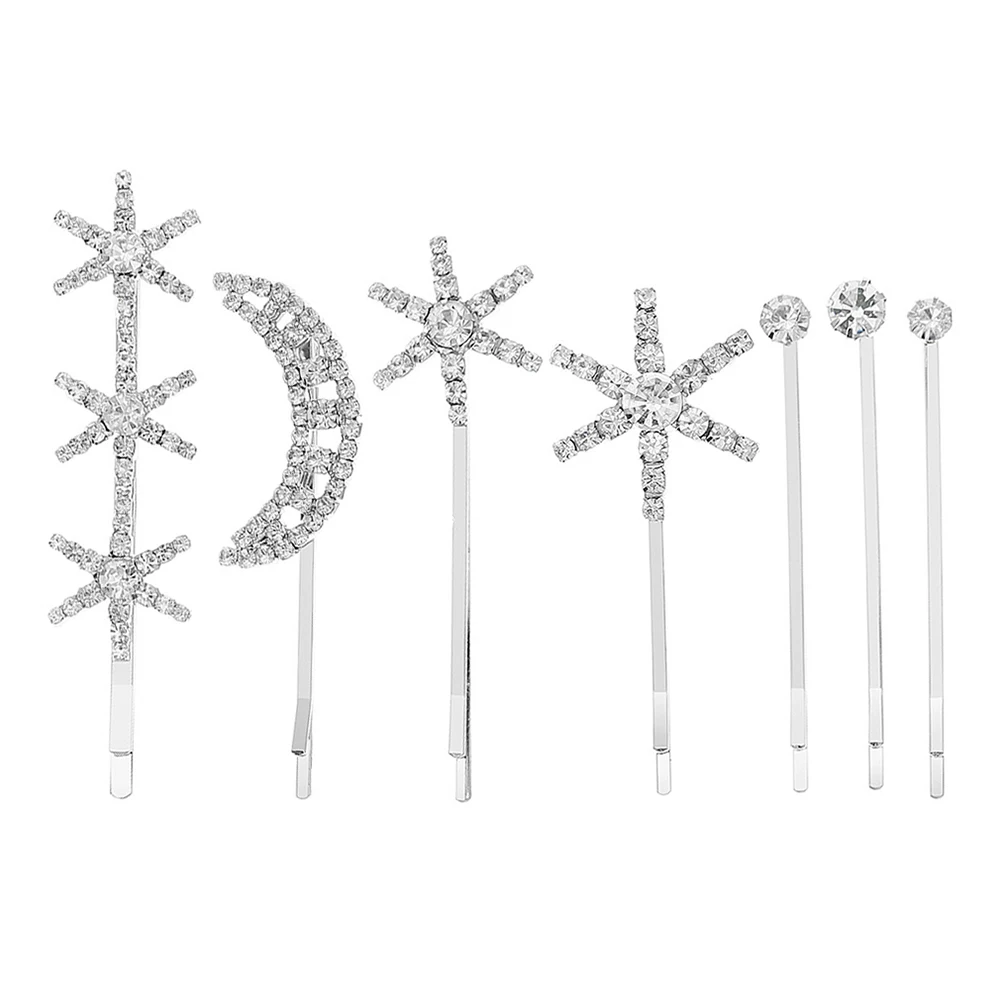 1 set 1 Set Rhinestone Hair Clips For Women Wedding Birthday Party Daily Wear Lightweight Accessories Barrettes
1 set 1 Set Rhinestone Hair Clips For Women Wedding Birthday Party Daily Wear Lightweight Accessories Barrettes