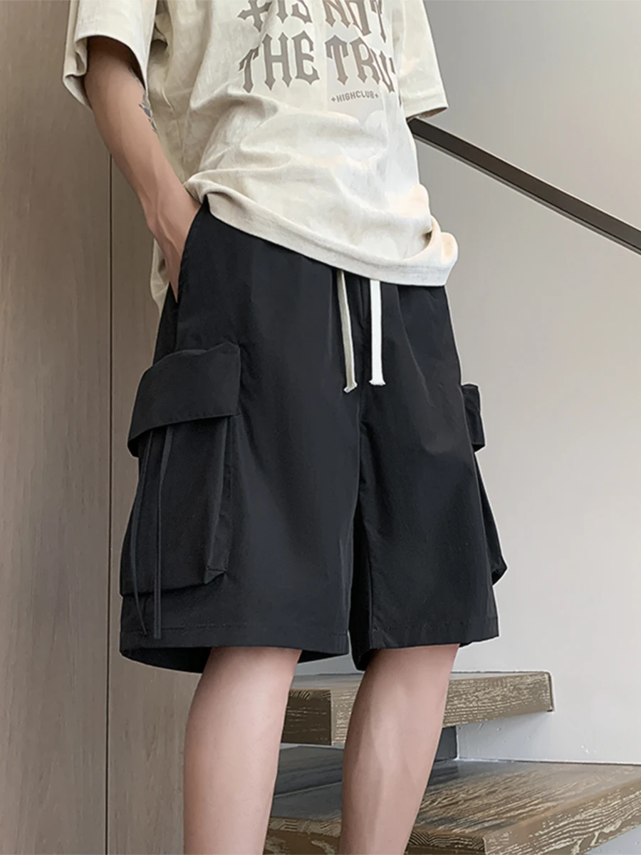 Bla Large ket Workwear orts Men Summer Thin Faion High Street American Functional Loose Boys Five-Quarter Mid-Pants
Bla Large ket Workwear orts Men Summer Thin Faion High Street American Functional Loose Boys Five-Quarter Mid-Pants