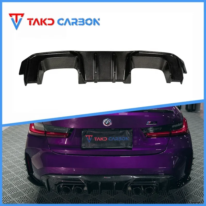TAKD Carbon Car Data Development Dry Carbon Fiber Rear Bumper Lip Diffuser For BMW M3 G80 M4 G82
TAKD Carbon Car Data Development Dry Carbon Fiber Rear Bumper Lip Diffuser For BMW M3 G80 M4 G82
