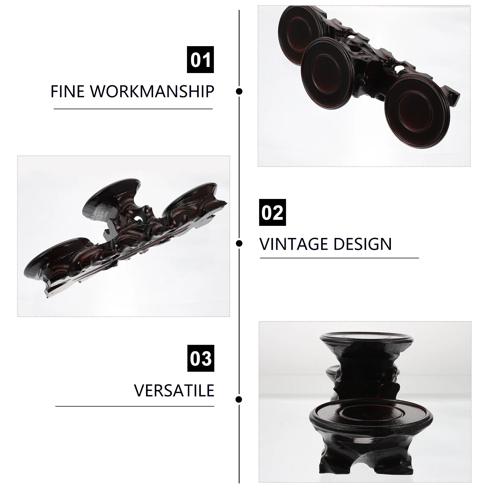 1Pcs Zisha Teapot Holder Wooden Display Stand Base for Home Office Decorative Statue Stand Artware Storage Base
1Pcs Zisha Teapot Holder Wooden Display Stand Base for Home Office Decorative Statue Stand Artware Storage Base