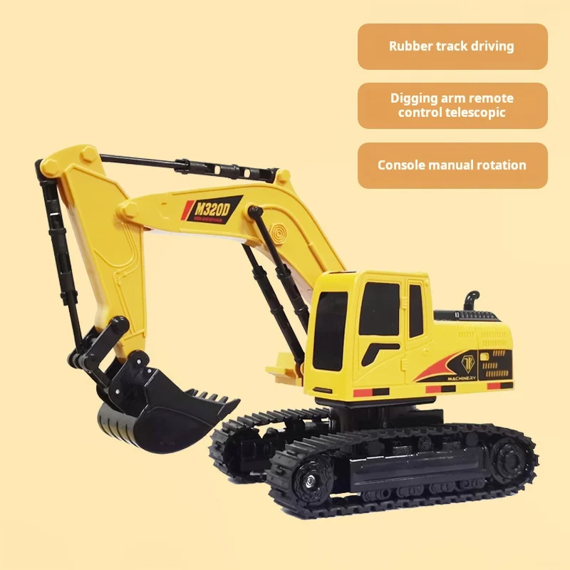 RC machine engineering vehicle children's remote control excavator RC car alloy dump truck bulldozer engineering off-road 4x4 ve
RC machine engineering vehicle children's remote control excavator RC car alloy dump truck bulldozer engineering off-road 4x4 ve