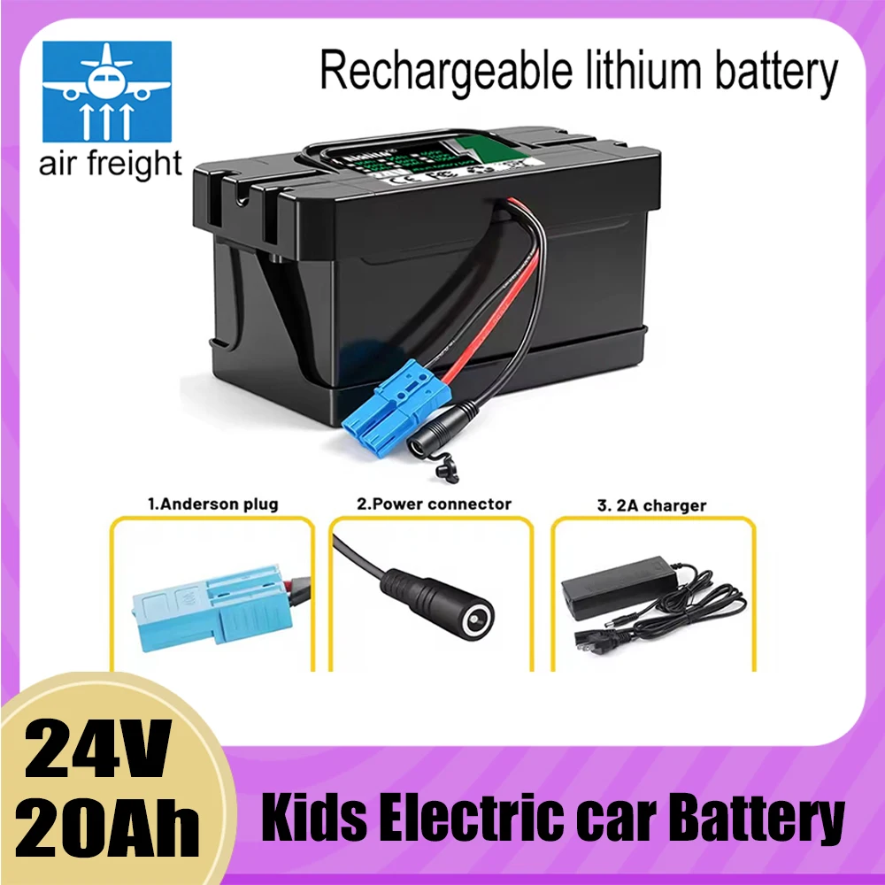 24V Longer Life Battery 50Ah 18650 lithium battery with built-in 30A BMS for Toy car 7S 29.4V children's car
24V Longer Life Battery 50Ah 18650 lithium battery with built-in 30A BMS for Toy car 7S 29.4V children's car