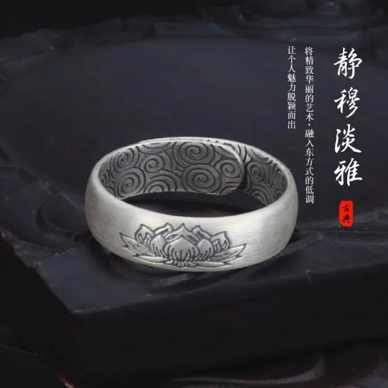 Buyee 925 Sterling Silver Female Ring Finger Elegant Lotus pattern Open Ring for Women Fashion Fine Jewelry Circle Gift
Buyee 925 Sterling Silver Female Ring Finger Elegant Lotus pattern Open Ring for Women Fashion Fine Jewelry Circle Gift