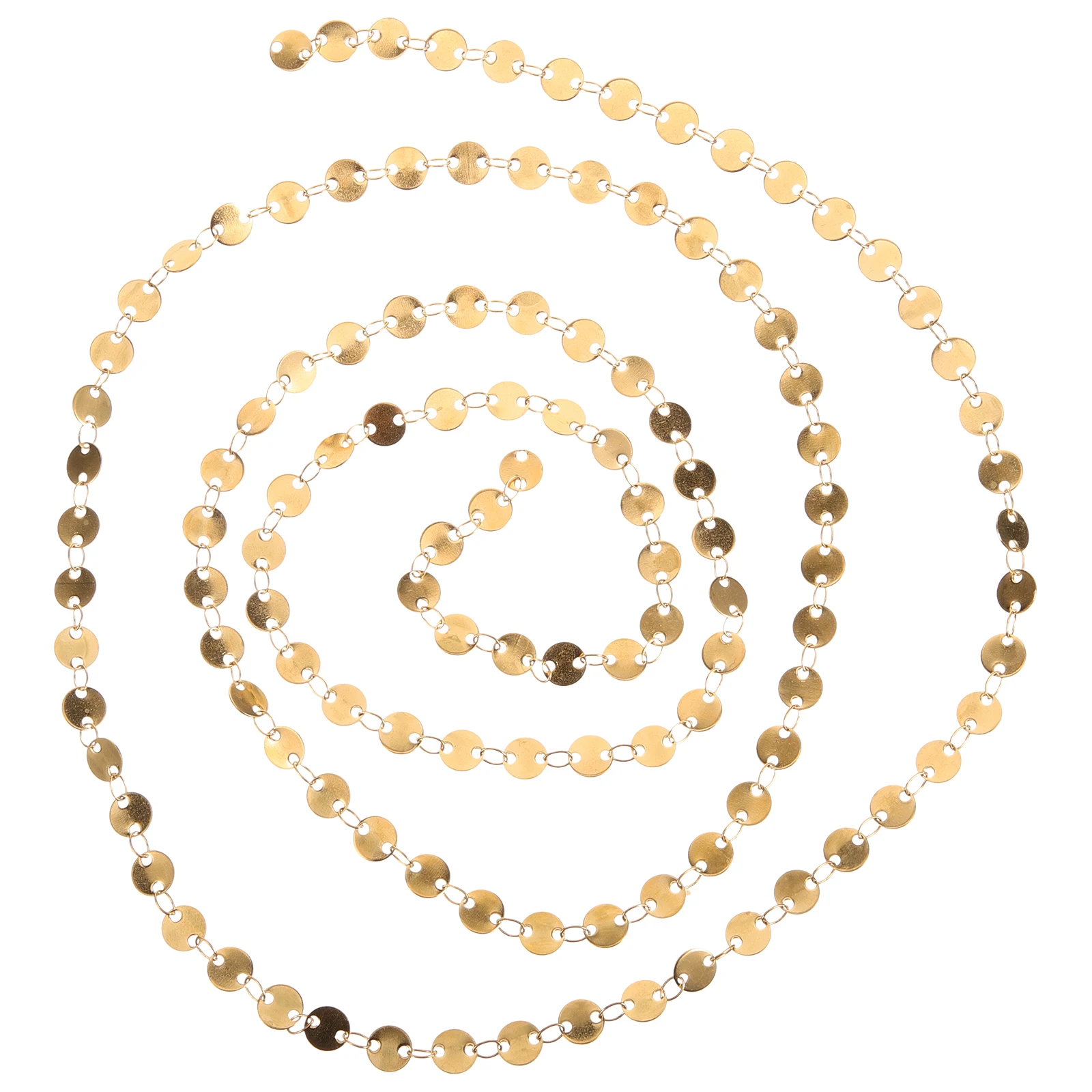 Round Shaped Golden Stainless Steel Chains for DIY Jewelry Making Bracelet Necklace Materials Bright Color Bulk
Round Shaped Golden Stainless Steel Chains for DIY Jewelry Making Bracelet Necklace Materials Bright Color Bulk