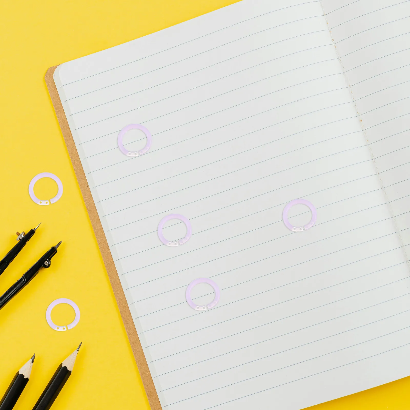 200Pcs Binder Rings Dual Locking Colored Plastic Loose Leaf Rings for Index Cards Flashcards Note Organizers Book Binding Clips
200Pcs Binder Rings Dual Locking Colored Plastic Loose Leaf Rings for Index Cards Flashcards Note Organizers Book Binding Clips