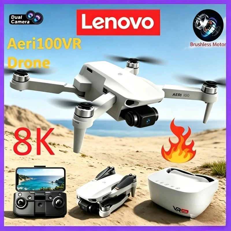 Lenovo Aeri100VR 4K Professional 8K RC Quadcopter Drone with Screen Remote Control Helicopter Toy Gift for Kids
Lenovo Aeri100VR 4K Professional 8K RC Quadcopter Drone with Screen Remote Control Helicopter Toy Gift for Kids
