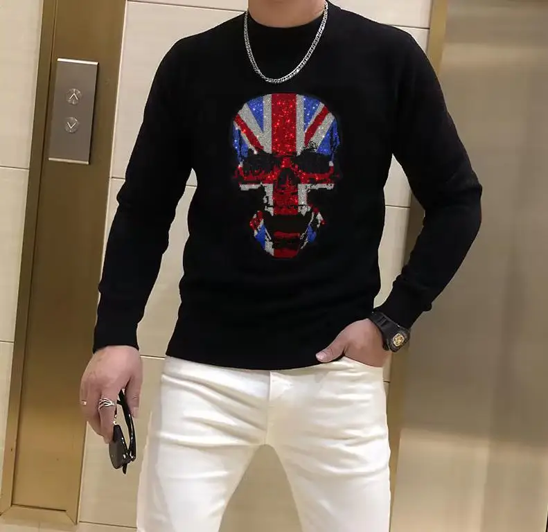 Sweater Men Harajuku Fashion Knitted Hip Hop Streetwear Rhinestone Pullover Oversize Casual Couple O-Neck Sweaters
Sweater Men Harajuku Fashion Knitted Hip Hop Streetwear Rhinestone Pullover Oversize Casual Couple O-Neck Sweaters