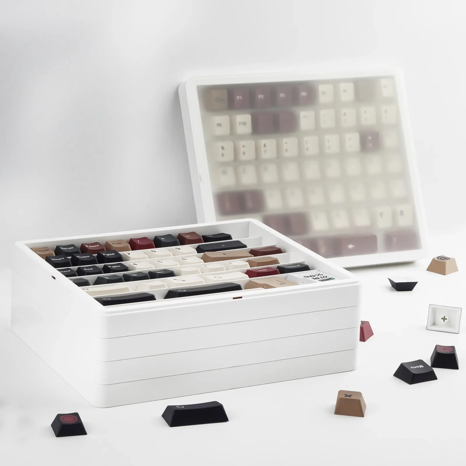 Keycap Storage Box Custom ABS 4Layer Keycap Storage Display Case Keyboard Cap Dust Box Desktop Decoration Key Caps Collect Box
Keycap Storage Box Custom ABS 4Layer Keycap Storage Display Case Keyboard Cap Dust Box Desktop Decoration Key Caps Collect Box