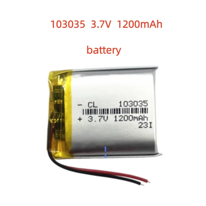 3.7v 1200mah 4.07Wh NTC 3-Wires Thermistor Li Lithium Battery 103035 Li-ion Repair GPS Bluetooth Speaker Headphones Headset LED
3.7v 1200mah 4.07Wh NTC 3-Wires Thermistor Li Lithium Battery 103035 Li-ion Repair GPS Bluetooth Speaker Headphones Headset LED