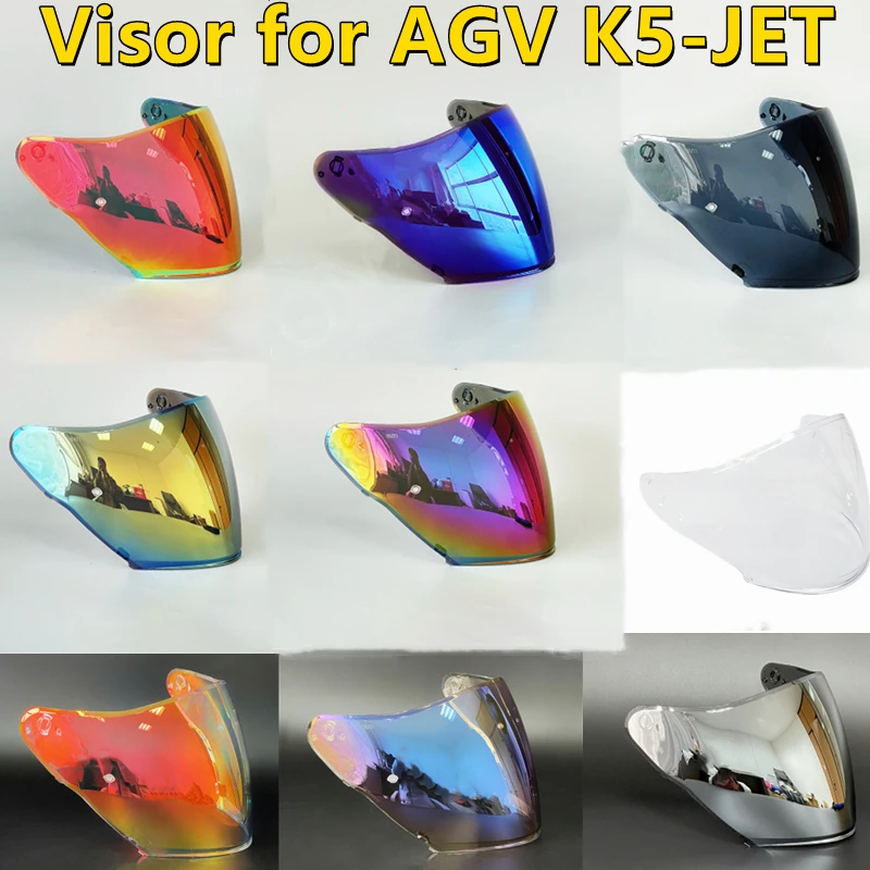 Helmet Visor for AGV K5 JET Helmet Shields UV Protection Windshield Sunshield Casco Moto Accessories
Helmet Visor for AGV K5 JET Helmet Shields UV Protection Windshield Sunshield Casco Moto Accessories