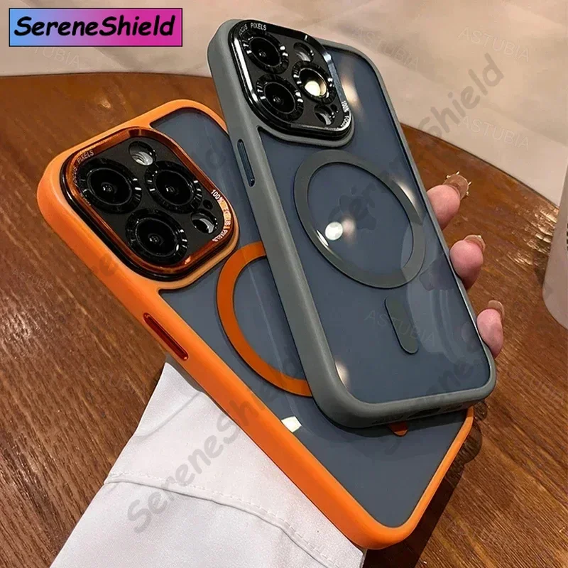 Luxury Magnetic Metal Bumper Protection Case For iPhone 16 15 14 13 12 11 Pro Max Plus Magsafe Wireless Charge Hard Clear Cover
Luxury Magnetic Metal Bumper Protection Case For iPhone 16 15 14 13 12 11 Pro Max Plus Magsafe Wireless Charge Hard Clear Cover