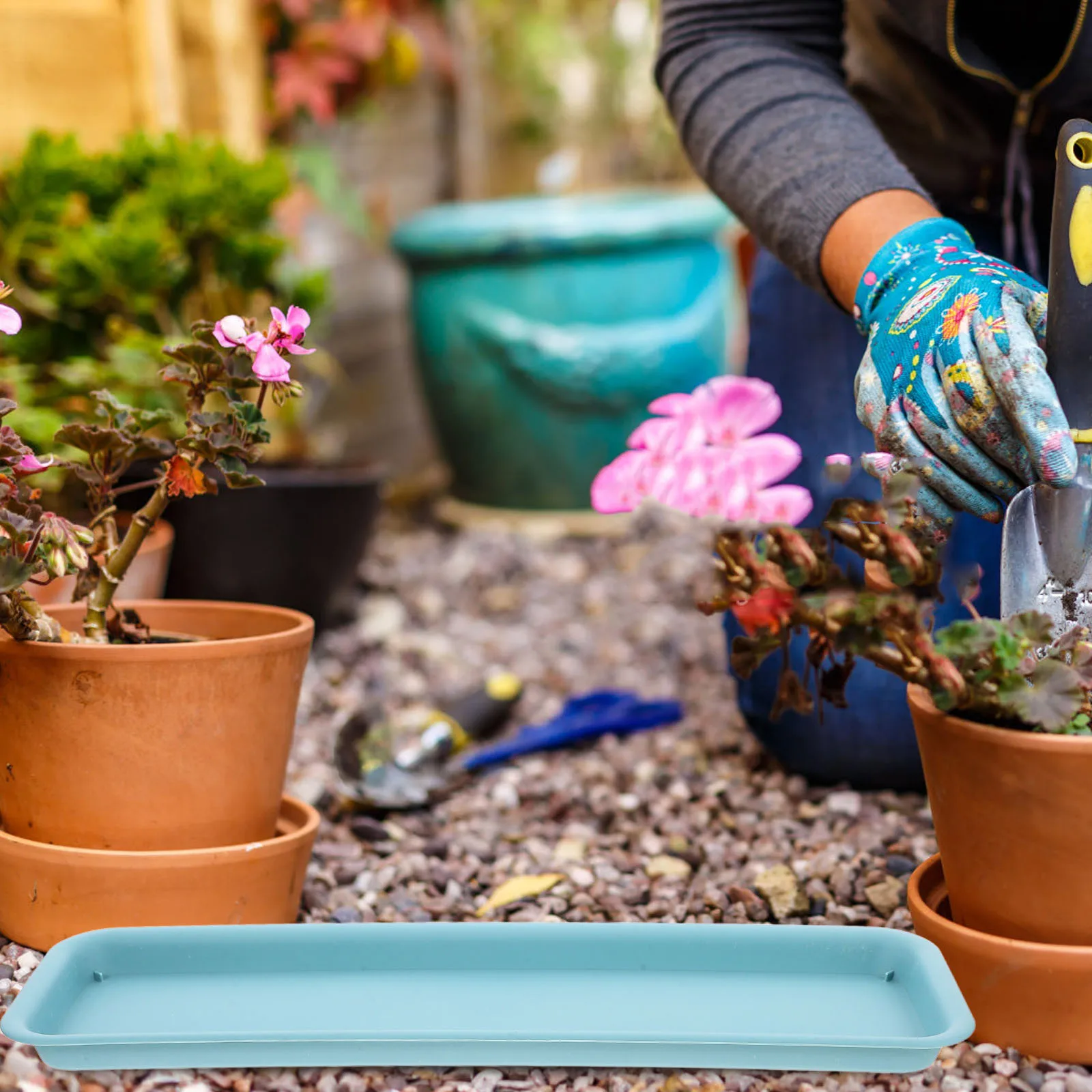 2pcs Flower Pot Tray Thickened Waterproof Rectangular Plant Drainage Saucer Indoor Large Plastic Water Trays Floor Protection 
2pcs Flower Pot Tray Thickened Waterproof Rectangular Plant Drainage Saucer Indoor Large Plastic Water Trays Floor Protection