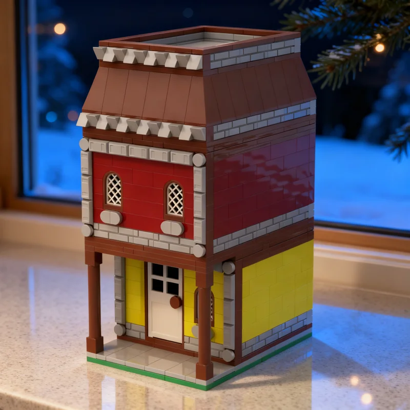 663pcs MOC Modular Streetscape Barber Cafe Model Building Blocks Construction Assemble Creative DIY Toy Christmas Gifts Idea
663pcs MOC Modular Streetscape Barber Cafe Model Building Blocks Construction Assemble Creative DIY Toy Christmas Gifts Idea