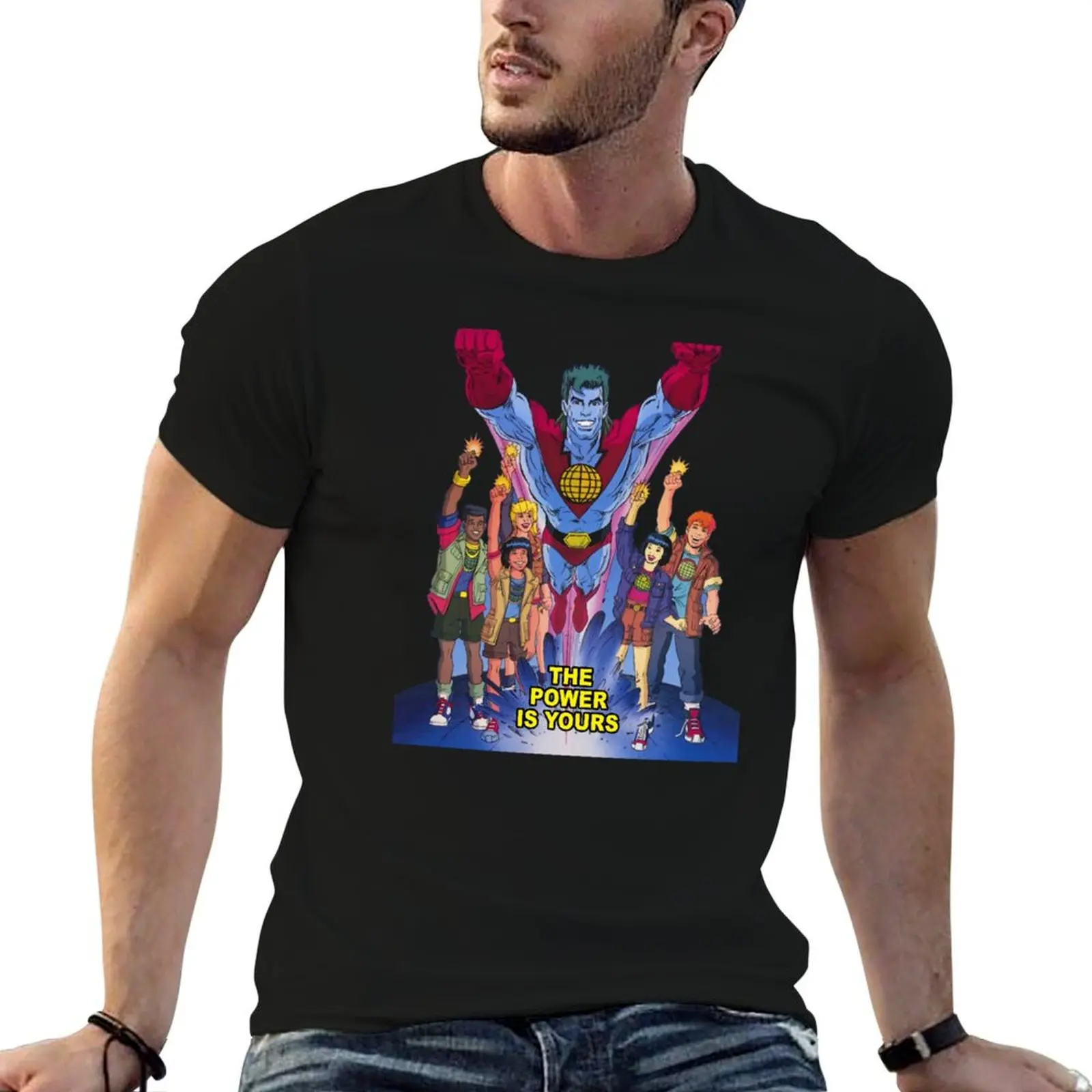 Captain Planet and The Planeteers T-Shirt funny t shirts man t shirt man luxury t shirt man cotton T-Shirt
Captain Planet and The Planeteers T-Shirt funny t shirts man t shirt man luxury t shirt man cotton T-Shirt