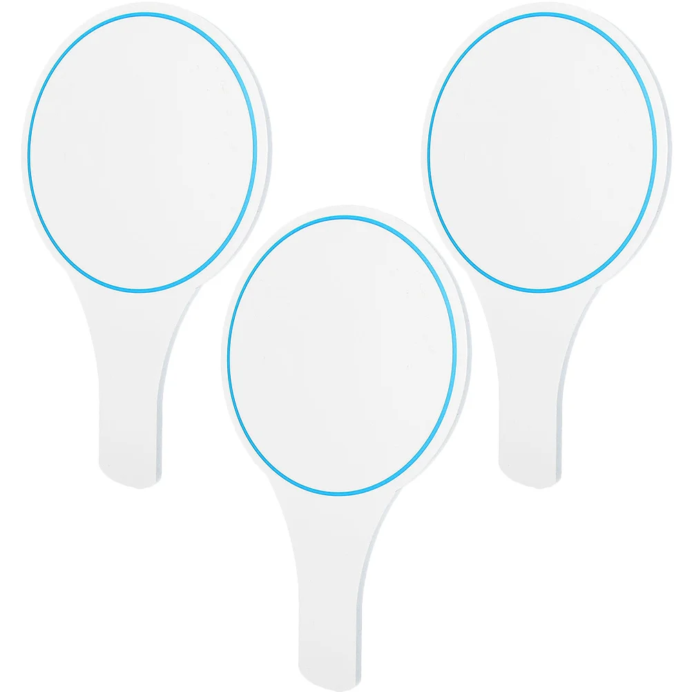 3Pcs Dry Erase Paddles Scoring Board Lightweight Handheld Small Whiteboards for Teaching Game Score Keeping Paddle Board 
3Pcs Dry Erase Paddles Scoring Board Lightweight Handheld Small Whiteboards for Teaching Game Score Keeping Paddle Board