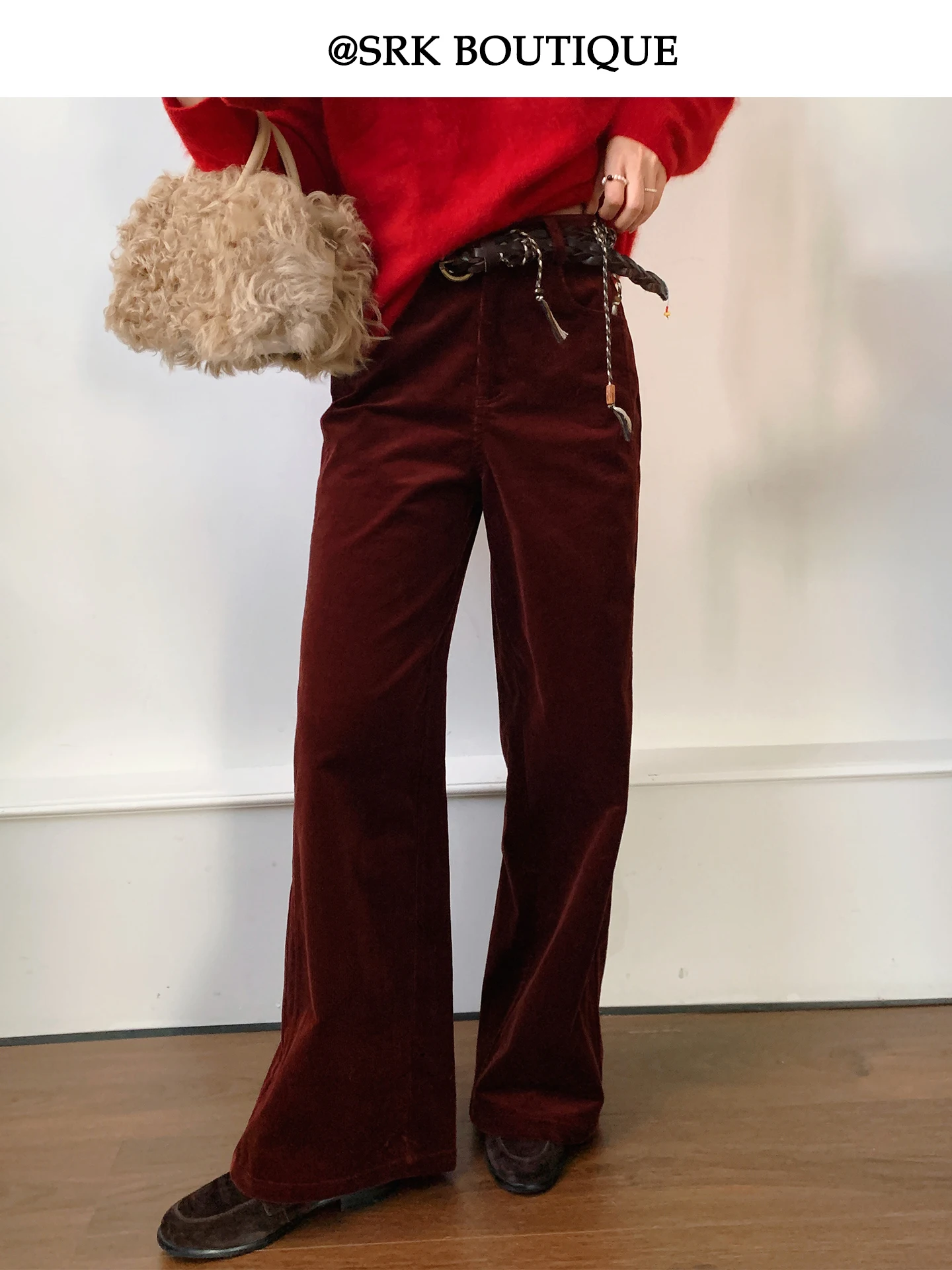 Женские вельветовые брюки SRK Faion с широкими штанинами, свободные, с высокой талией, прямые, повседневные, длинные, винтажные, с цветной молнией
Женские вельветовые брюки SRK Faion с широкими штанинами, свободные, с высокой талией, прямые, повседневные, длинные, винтажные, с цветной молнией