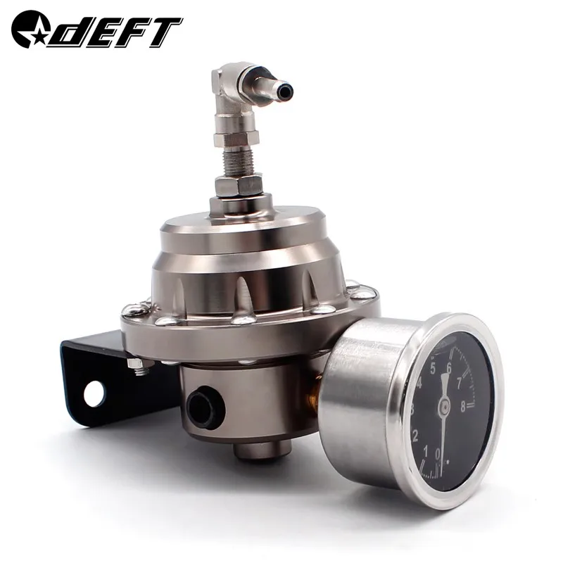 Universal S/L Adjustable Fuel Pressure Regulator With original gauge and instructions Titanium Aluminum Fuel Pressure Regulat
Universal S/L Adjustable Fuel Pressure Regulator With original gauge and instructions Titanium Aluminum Fuel Pressure Regulat