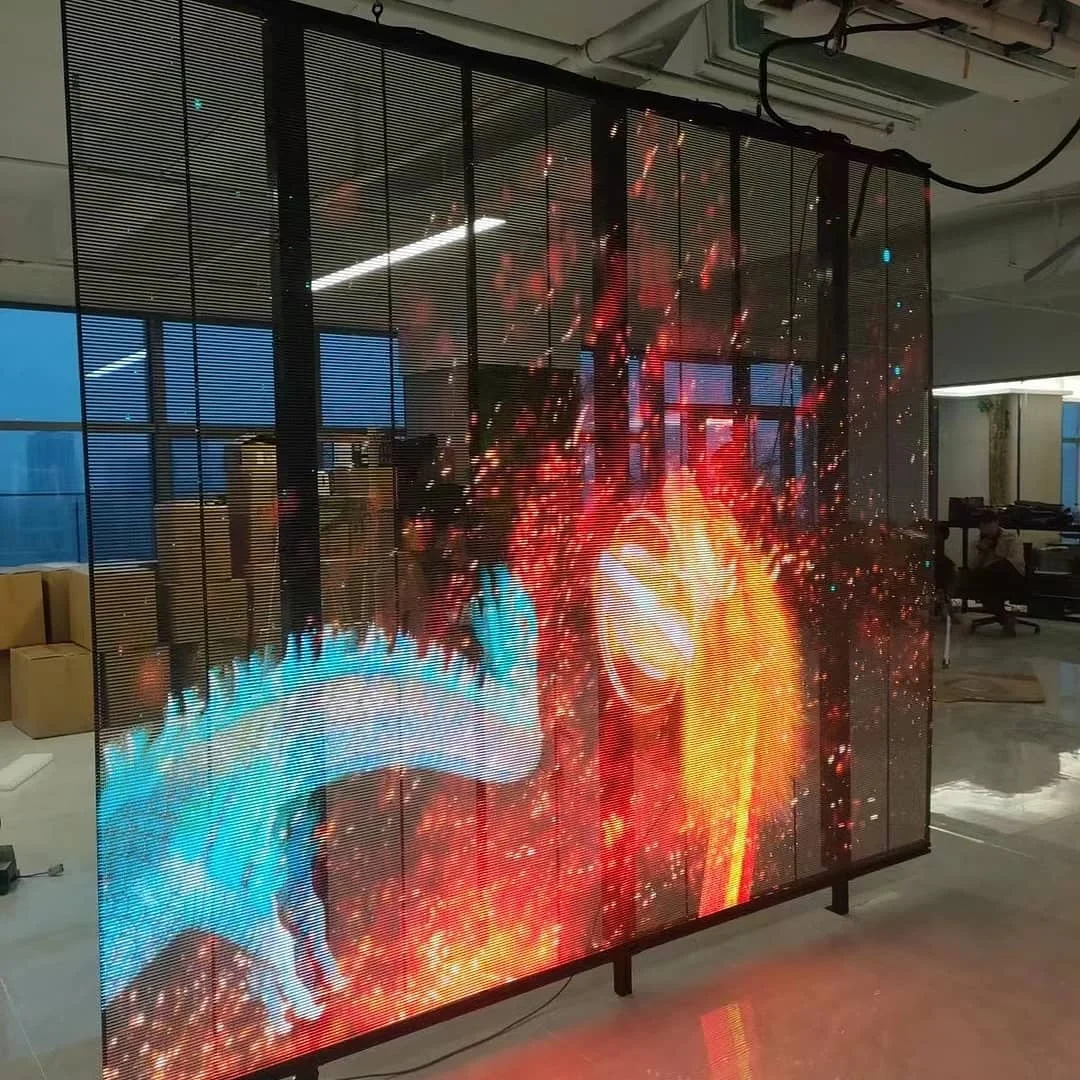 Transparent Screen Display Full Color Indoor Advertising Screen Glass Window Screen
Transparent Screen Display Full Color Indoor Advertising Screen Glass Window Screen