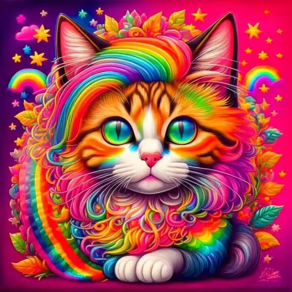 CHENISTORY 5D DIY Diamond Painting Cat Animal 5D DIY Diamond Painting Embroidery Full Square Round Rhinestone Wall Art Decoratio
CHENISTORY 5D DIY Diamond Painting Cat Animal 5D DIY Diamond Painting Embroidery Full Square Round Rhinestone Wall Art Decoratio